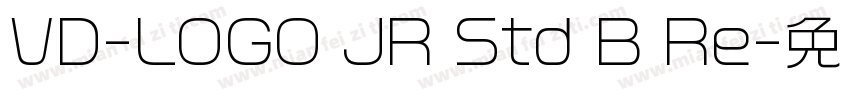 VD-LOGO JR Std B Re字体转换
